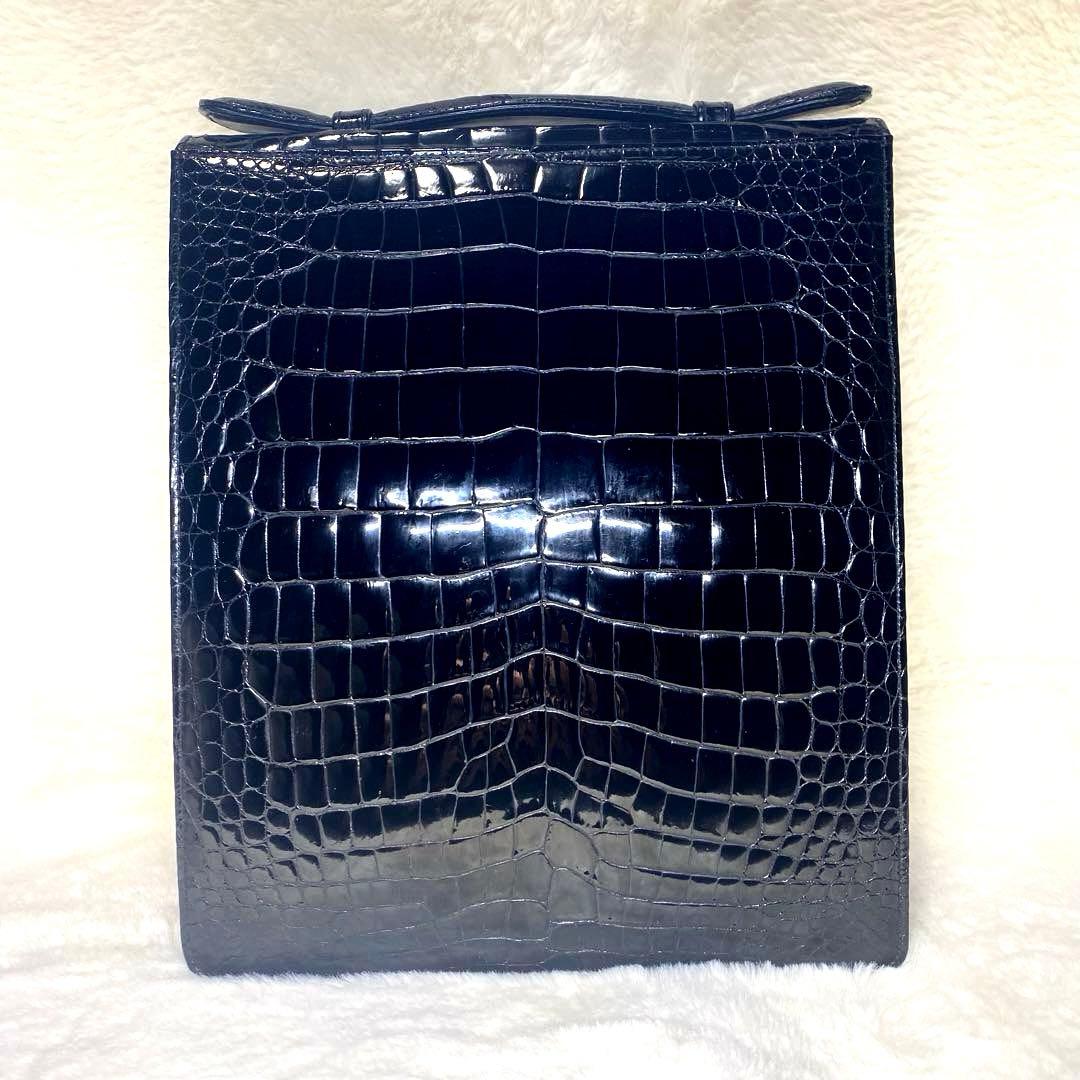 Nari様専用】✨高級✨amiet アミエット クロコダイル ビジネスバッグ