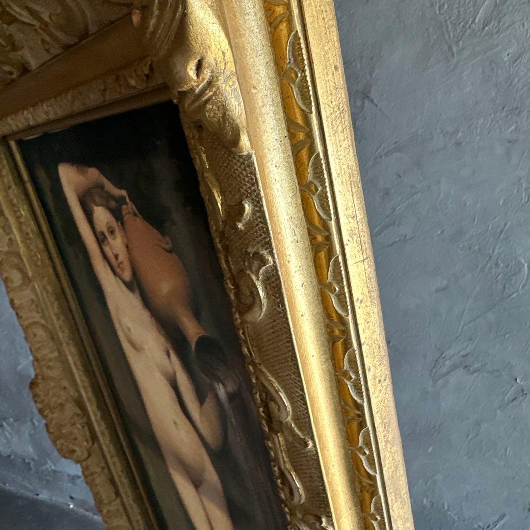 びっくり瞬間的お値下げ❣️圧巻❣️ドミニクアングル　泉　豪華額縁