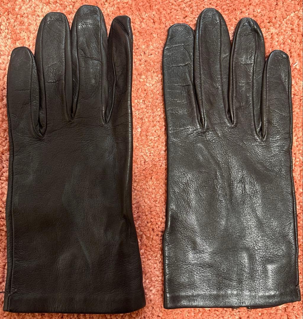 Sermoneta(セルモネータ)婦人用グローブ ダークブラウン8 革手袋