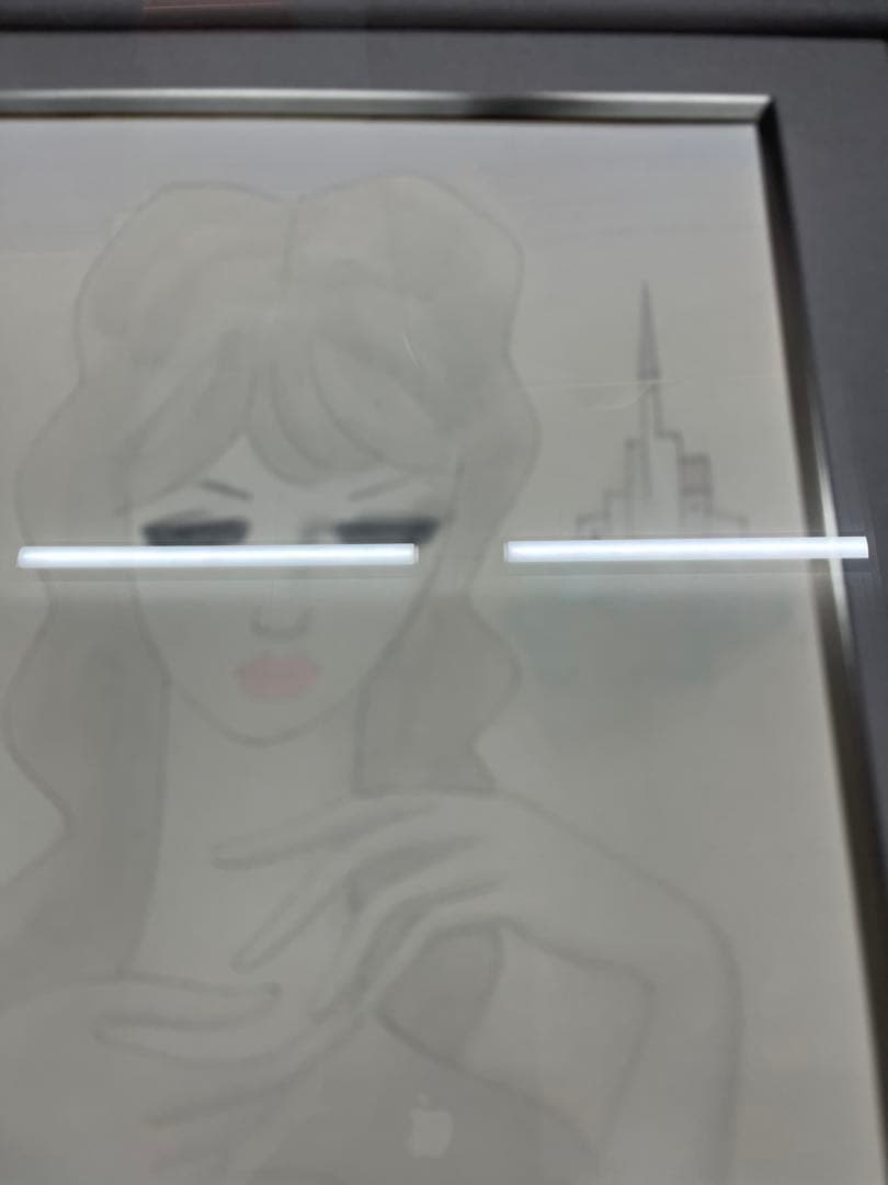 真作 東郷青児 絵画 水彩 直筆 額縁 鑑定書 - メルカリ