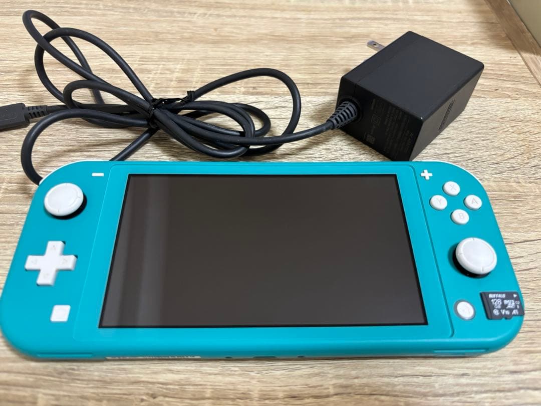 Nintendo Switch Lite ターコイズ 本体＋SDカード＋充電器 Nintendo Switch Lite ターコイズ 本体 充電器付き 箱付き