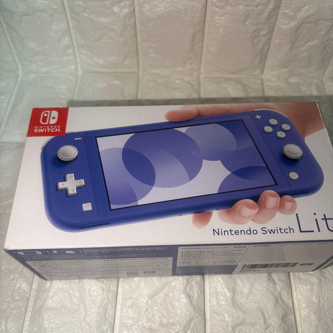 ほぼ未使用ニンテンドースイッチライト4 Nintendo Switch Lite ブルー 新品未使用 本体 任天堂スイッチ HDH-S
