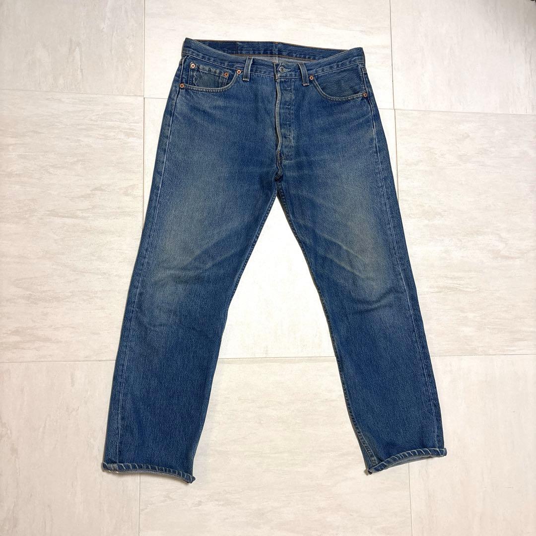 鬼ヒゲ❗️】LEVI'S/リーバイス501 1998年USA製 W34/L32 - メルカリ