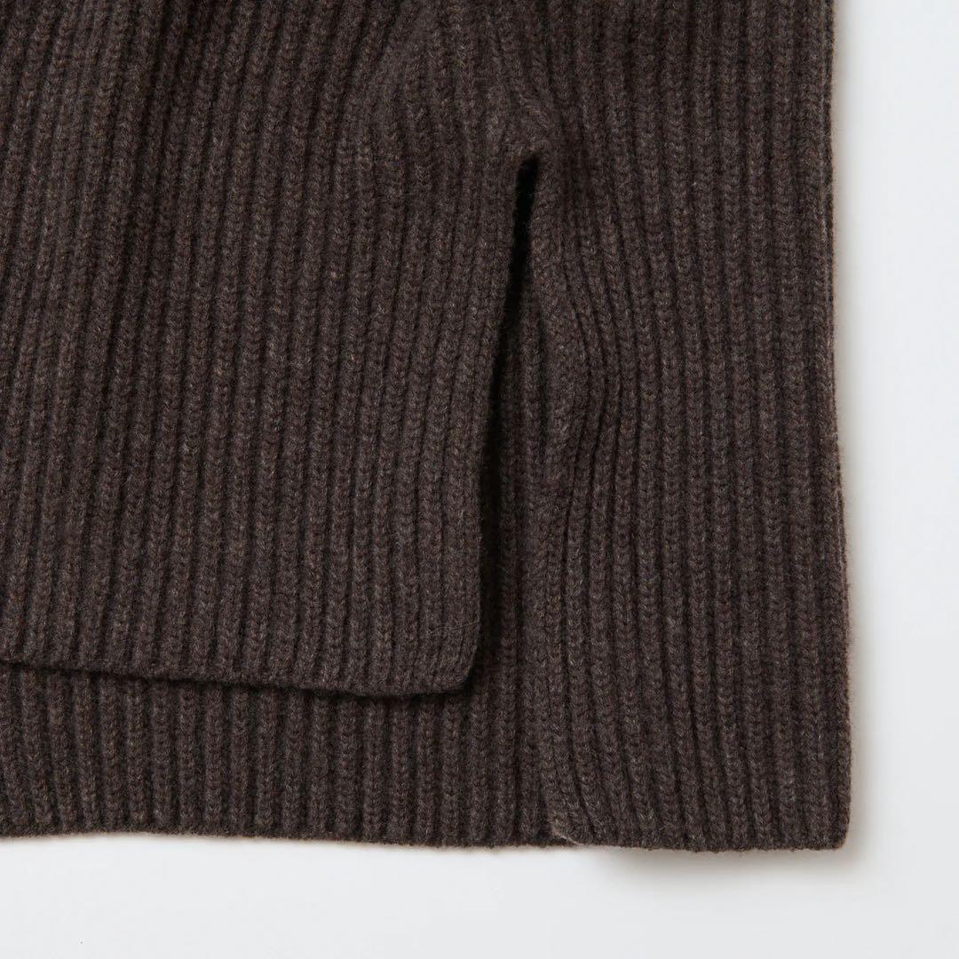 THE SHISHIKUI HIGH NECK KNIT /DARK BROWN - メルカリ