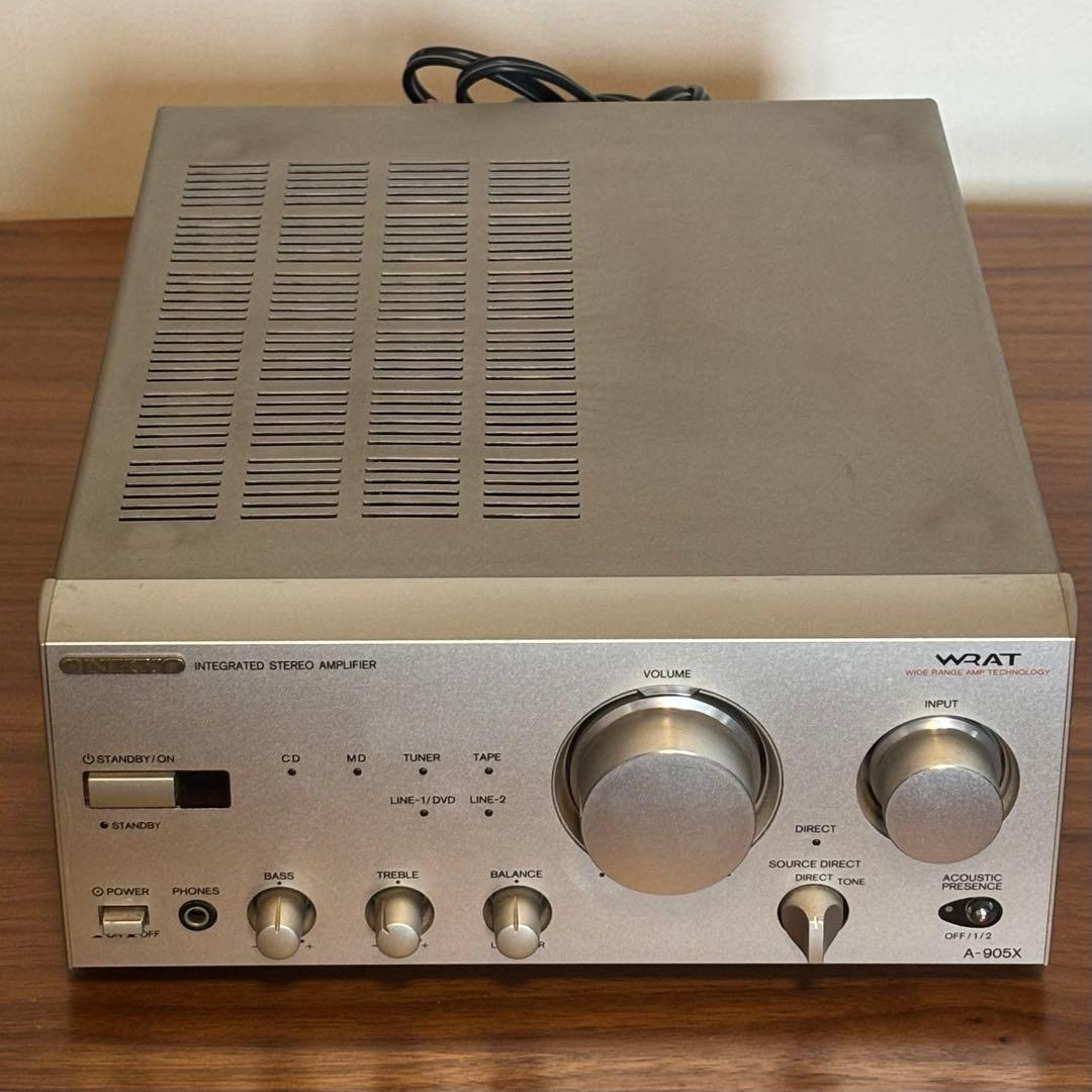 ONKYO A-905X プリメインアンプ - メルカリ