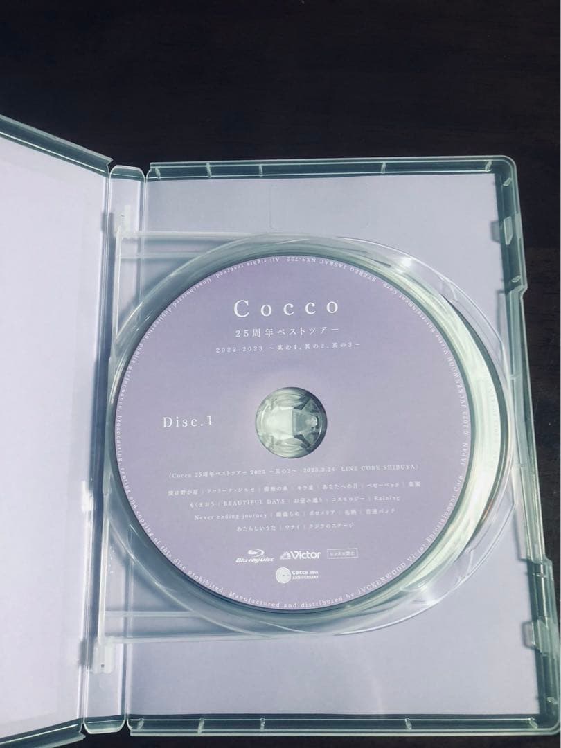 Cocco 25周年ベストツアー 2022-2023 Blu-ray 通常盤 Cocco 25周年