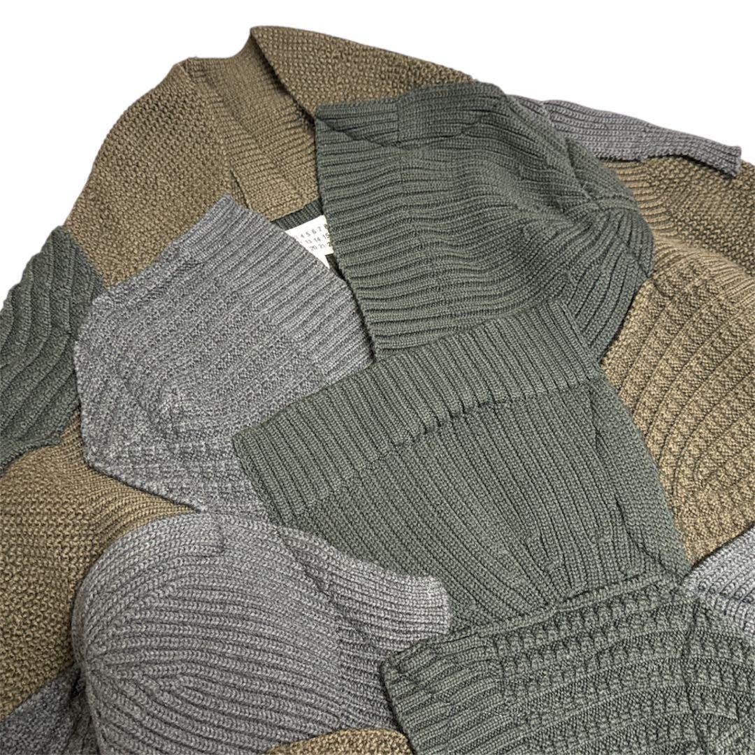 13aw パッチワーク ビーニー ニット セーター 再構築 アーティザナル