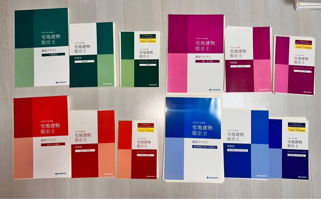 令和5年　2023年　宅建　テキスト　フルセット　総合資格　裁断済み　スキャン 令和8年度版 必勝合格 宅建士テキスト | 資格試験対策書 | 総合資格