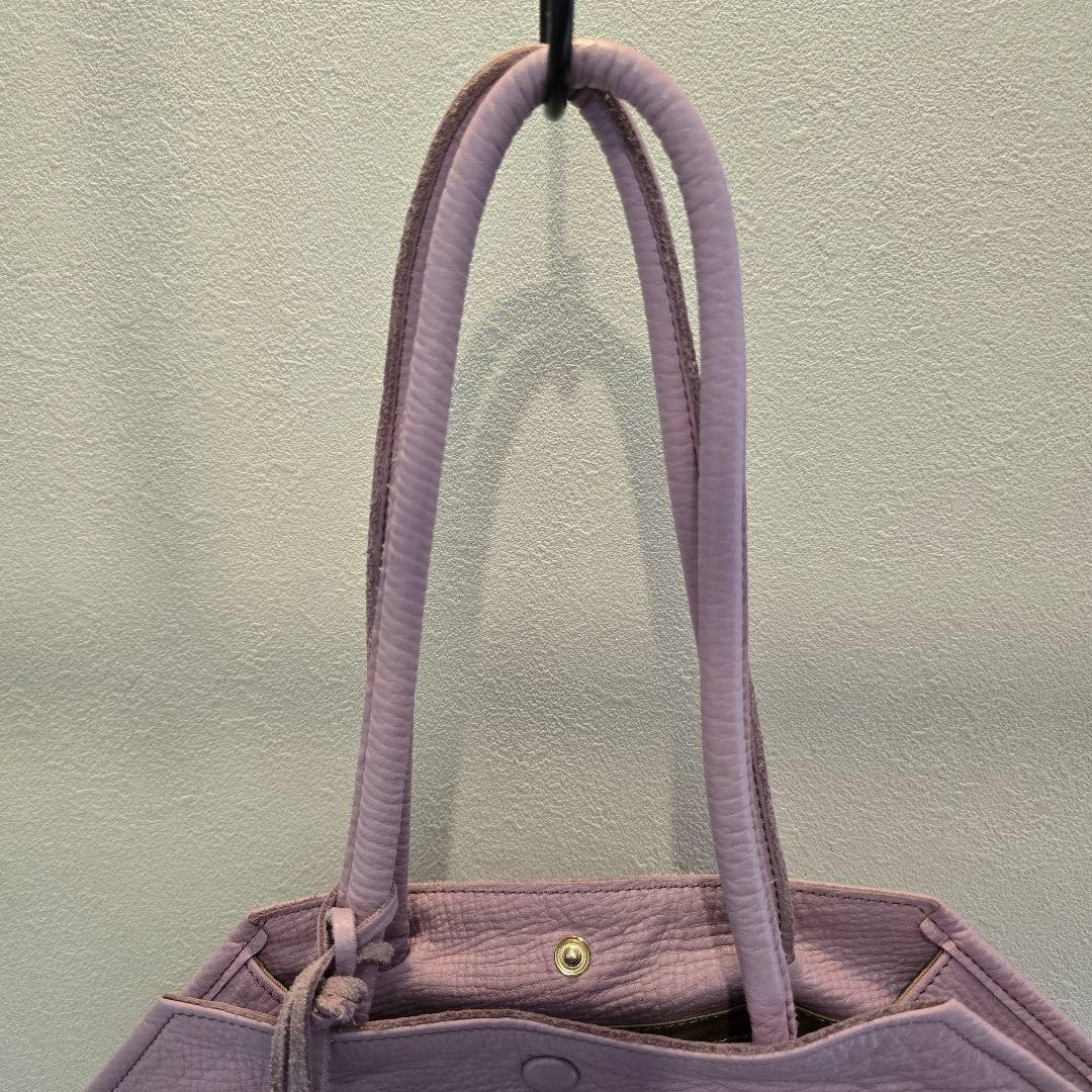 POMTATA（ポンタタ） レザー ハンドバッグ - メルカリ