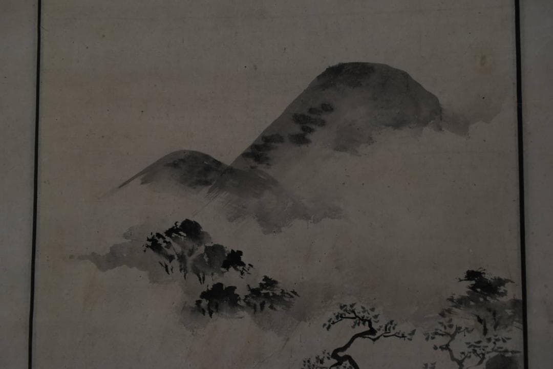 模写】橋本雅邦/号、勝園/日光山裏見滝図/掛軸/名家伝来/AA-174 - メルカリ