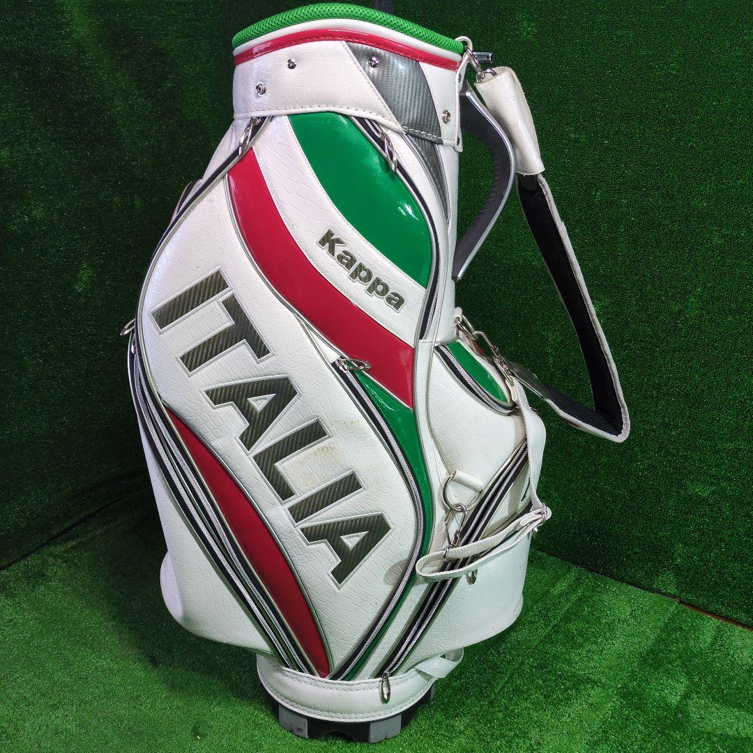 Kappa カッパ 9.5型 3点式 エナメル クロコダイル キャディバック