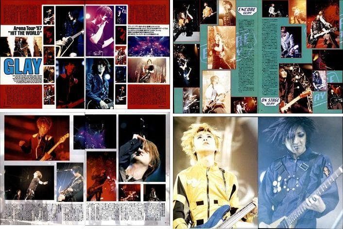 GLAY 雑誌 切り抜き 520P デビュー～TERU HISASHI JIRO - メルカリ
