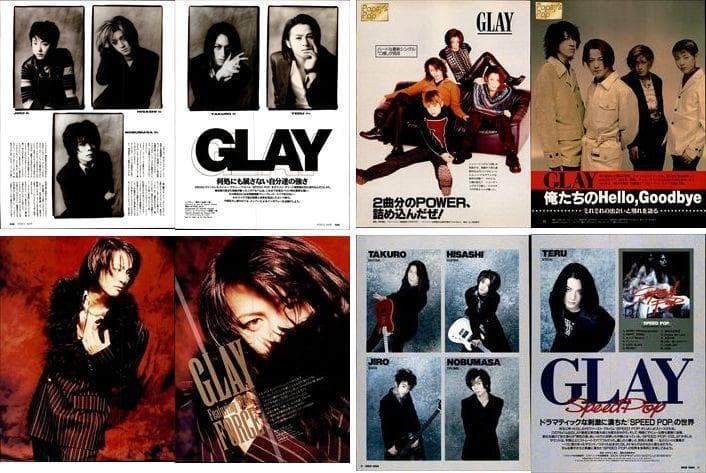 GLAY 雑誌 切り抜き 520P デビュー～TERU HISASHI JIRO - メルカリ