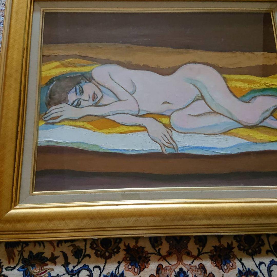 斎藤求　裸婦　絵画