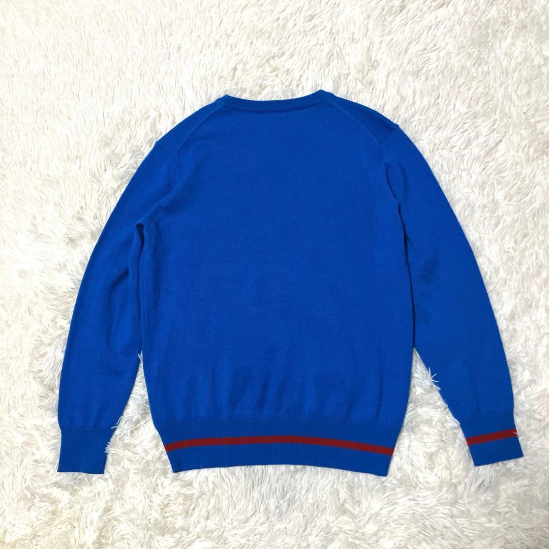 N°21 ヌメロヴェントゥーノ ニット ロゴセーター クルーネック リンガー