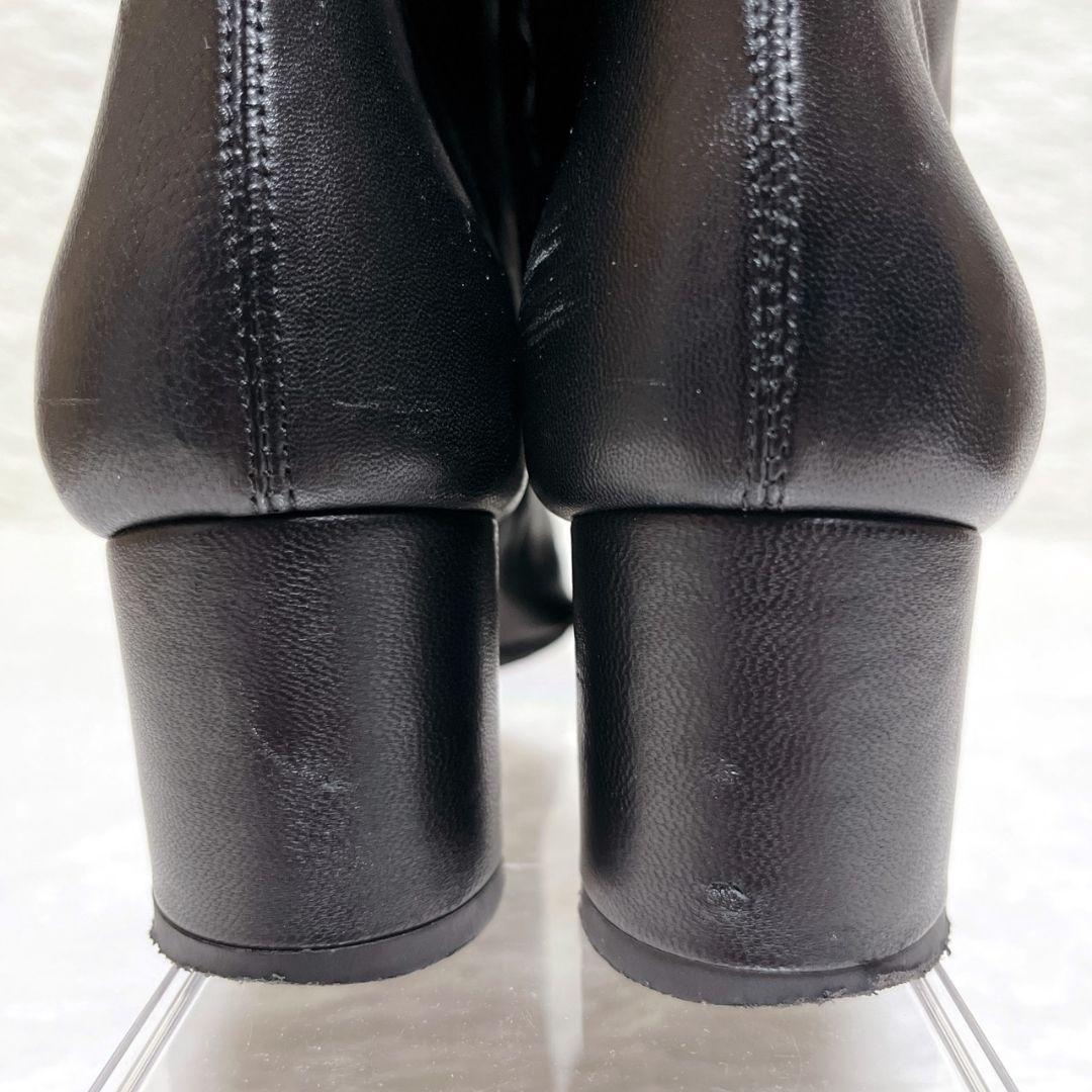 美品】ファビオルスコーニ センターシーム ショートブーツ 35 黒