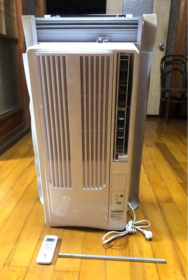 KOIZUMI コイズミ 窓用エアコン KAW-1622 2022年 リモコン付 ルームエアコン（冷房除湿専用） KAW-1622/W｜窓用エアコン｜シーズン