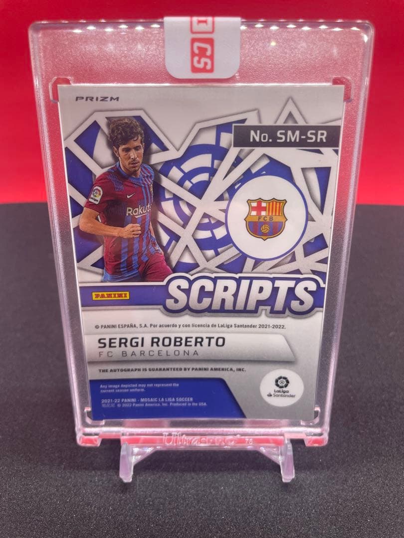 セルジロベルトpanini 2021-2022 直筆サインカード - メルカリ