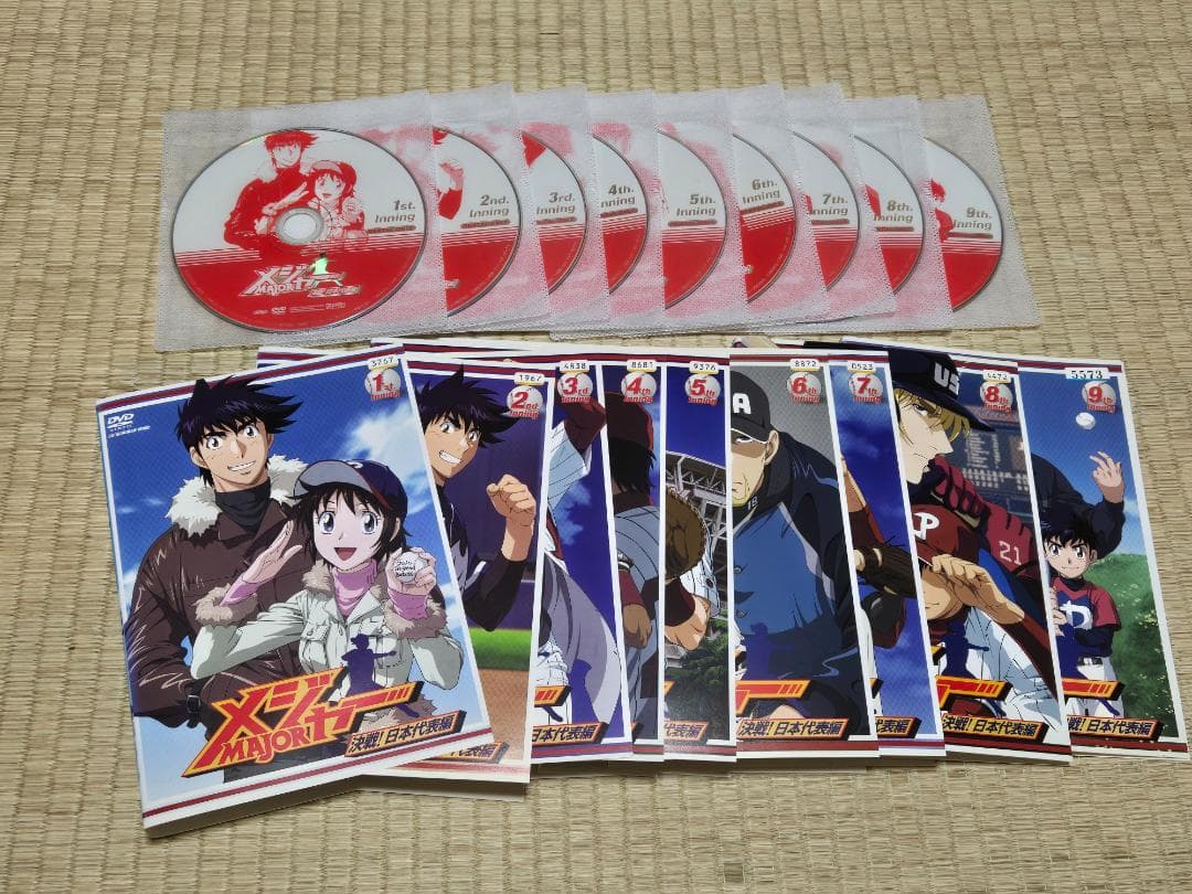DVD　メジャー　MAJOR　1期〜6期　＋　2nd 　全６２巻　レンタル専用