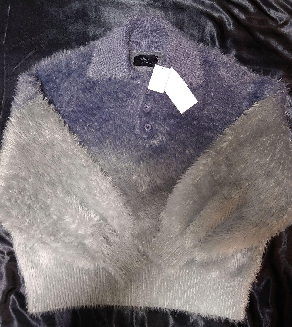 welise×ELLUV -Limited- エレガンスヘビーシャギーニット