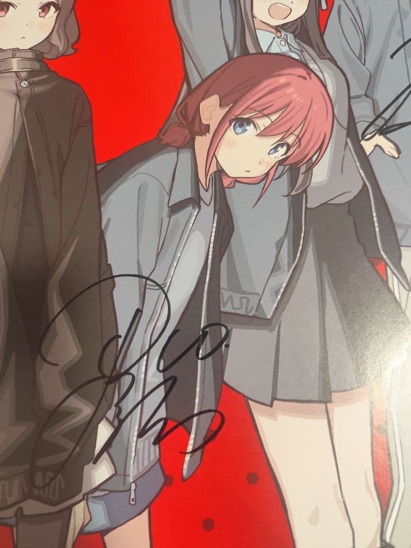 ゾンビランドサガ×ガールズバンドクライ 半券キャンペーン 直筆サイン