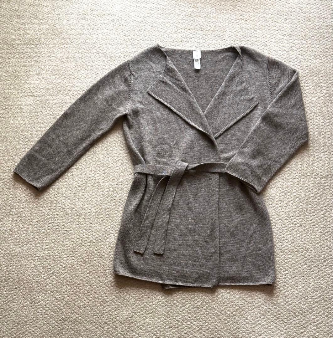 ヤエカ　コンテンポ　ニット　カーディガン　未使用 YAECA CONTEMPO ヤエカコンテンポ *152058 カシミヤニットVネック