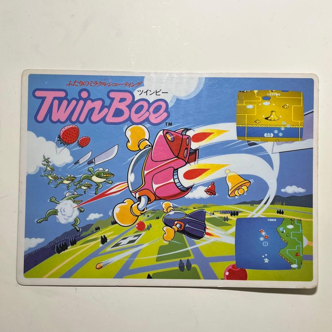 【当時物激レア】ツインビー 下敷き KONAMI コナミ アーケード ファミコン コナミ「ツインビー」下敷き/Konami 