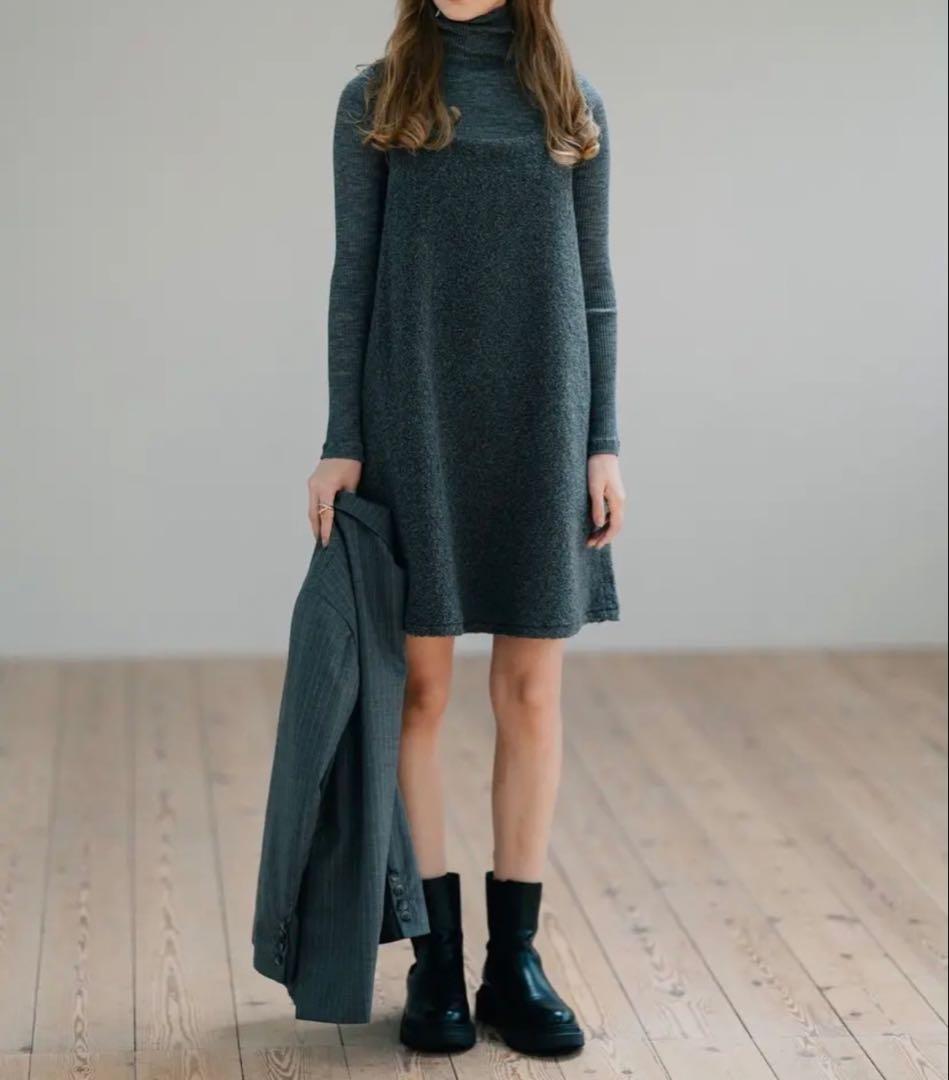 ポワ 【Pois】スクエアプードルワンピース - メルカリ