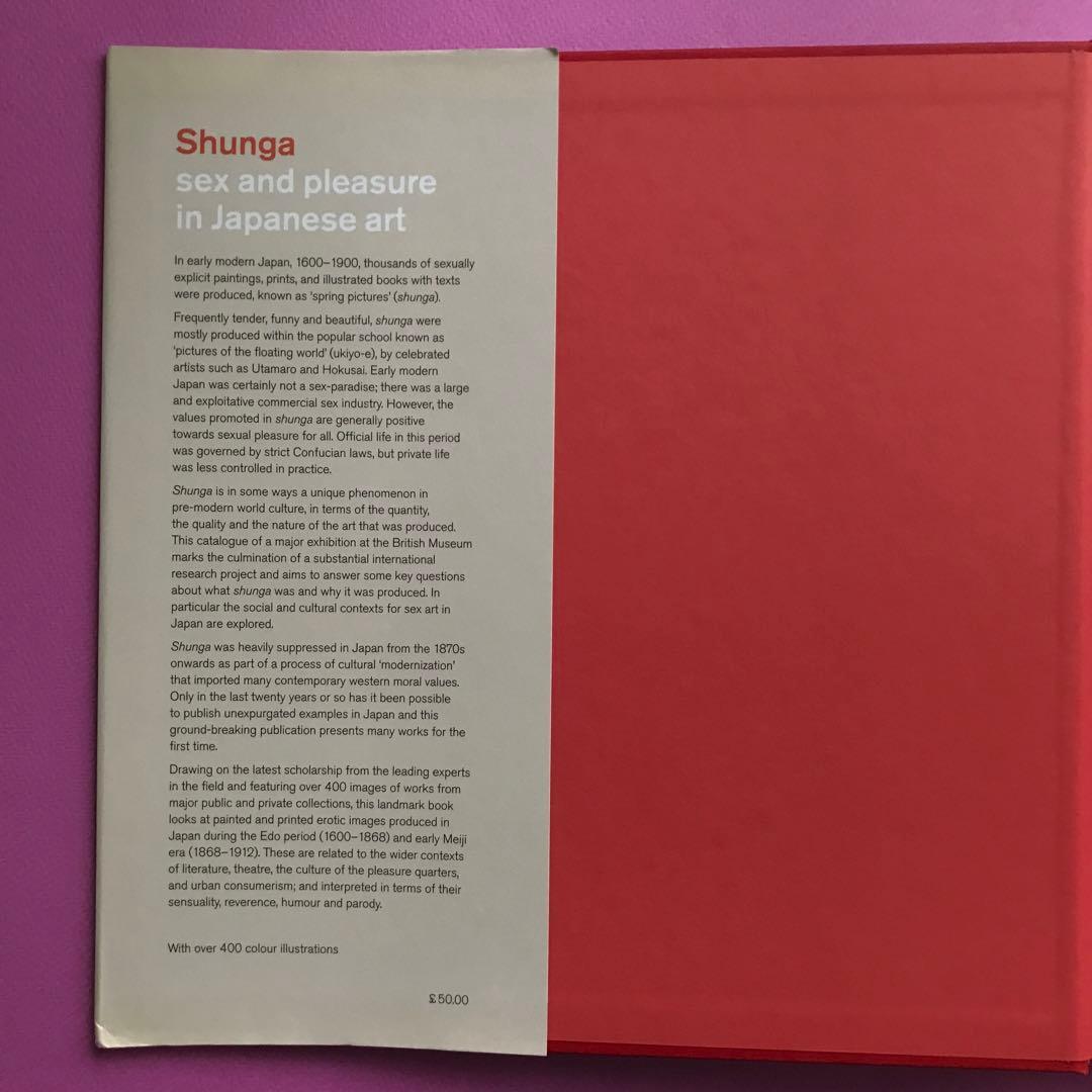 洋書 Shunga sex and pleasure in Japanese art