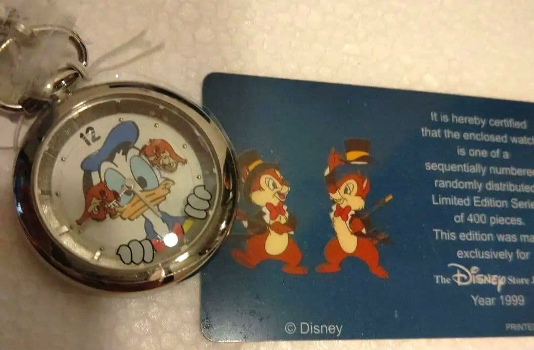 ラスト値下☆1999年 LE400 チップとデール フィギュア付 海中時計