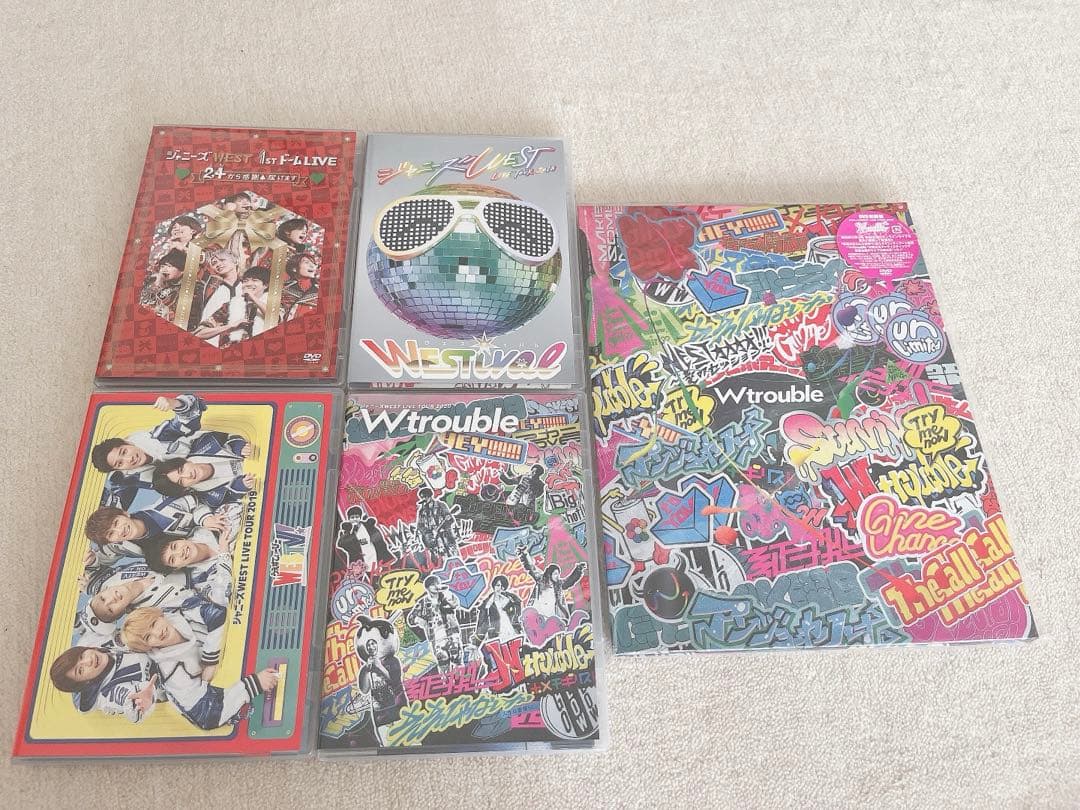 ジャニーズWEST DVD5点セット　バラ売り可 ジャニーズWEST DVD5点セット バラ売り可 セット