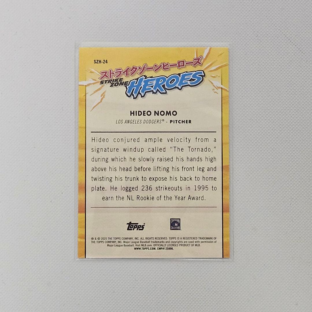 2025 Topps Update Japan Edition 野茂英雄 - メルカリ