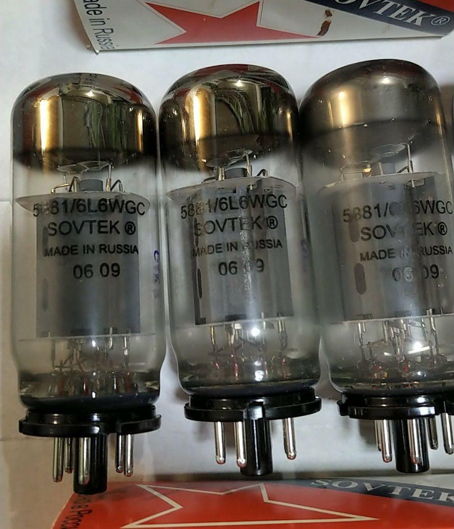 真空管 5881/6L6WGC 出力管 Sovtek製品 4本 中古 セット** - メルカリ