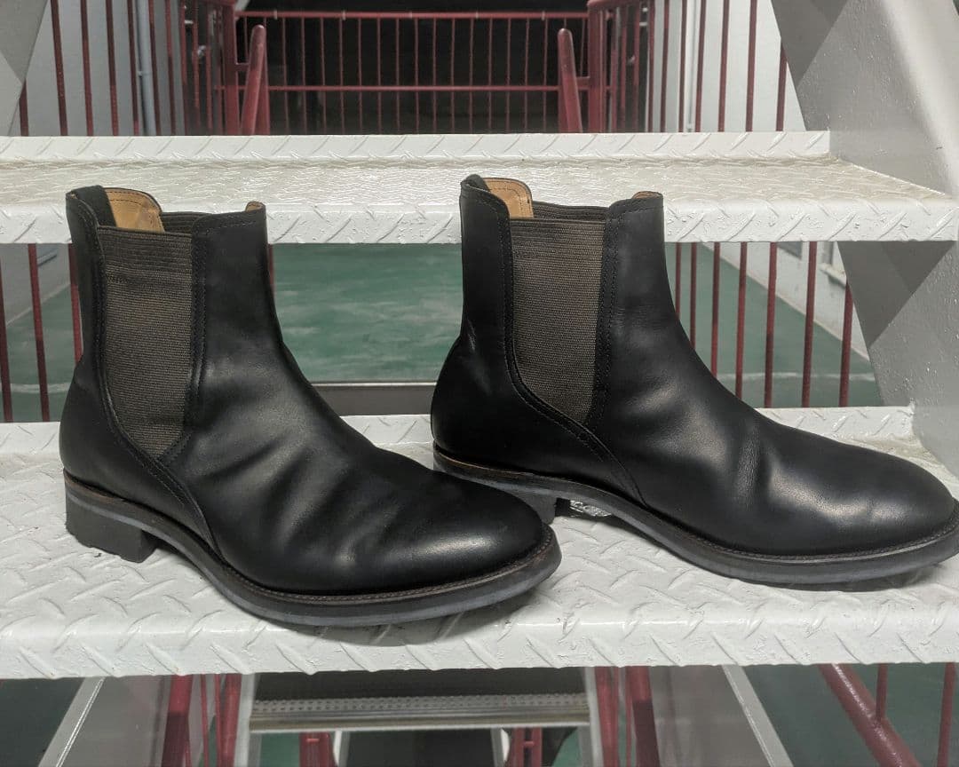 【逸品】KADOYA ✕リーガル ショートブーツ　ブラック　27.5cm 日本製