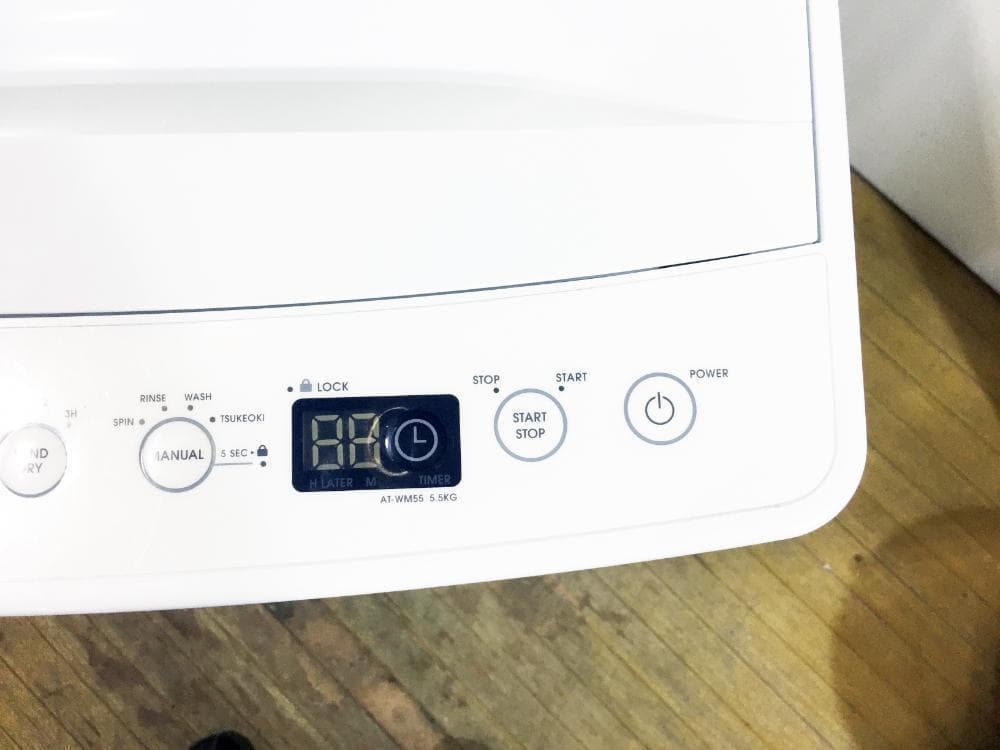 30日迄！★美品★amadana 5.5kg 洗濯機【AT-WM55】
