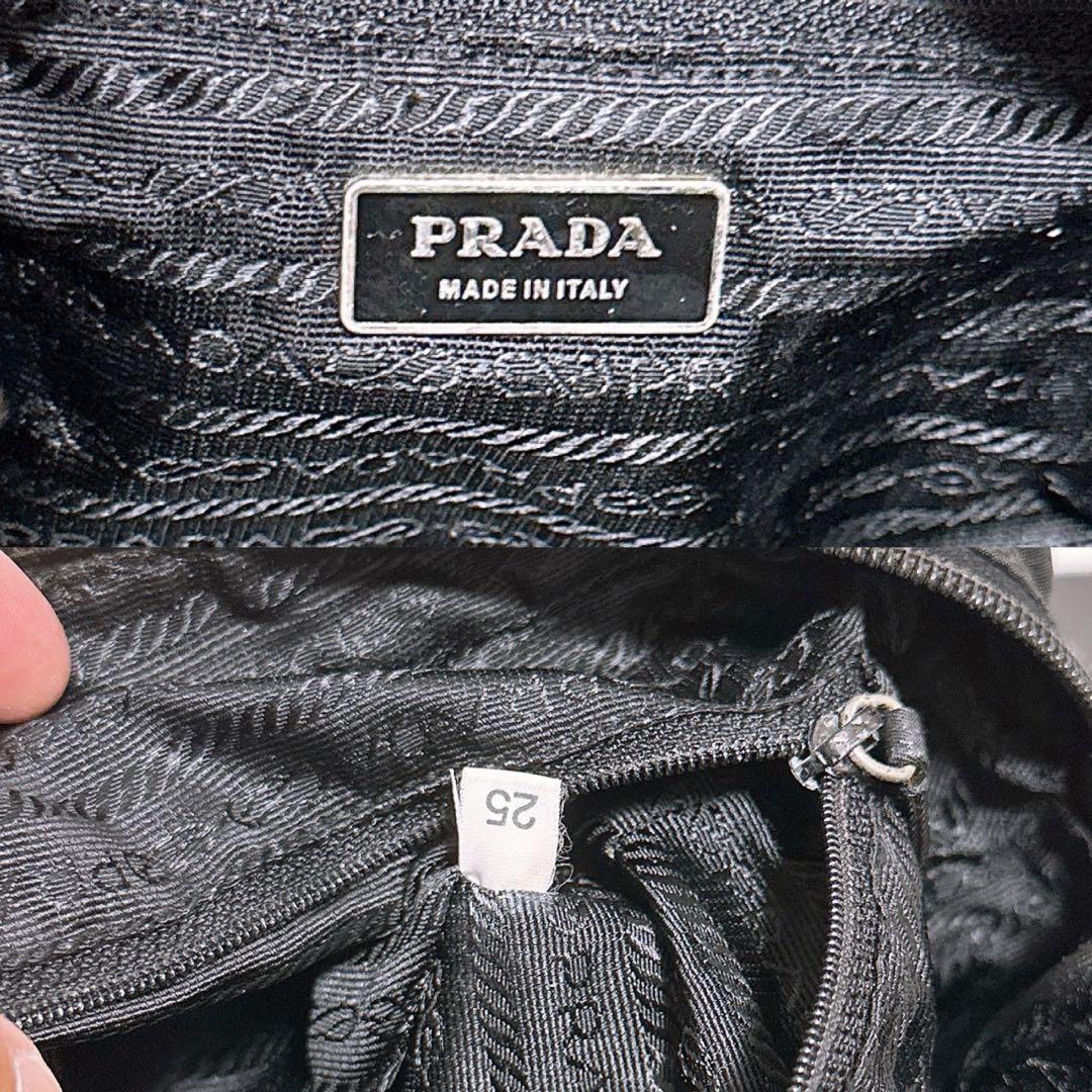 《美品》PRADA(プラダ)ショルダーバッグ ロゴプレート