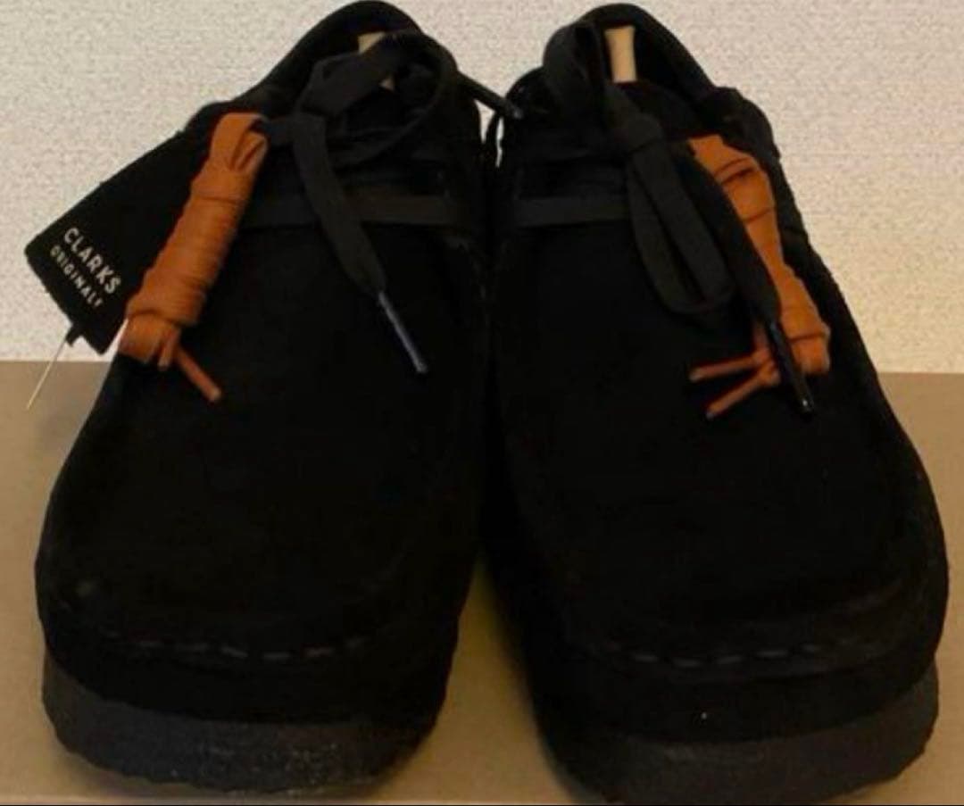 クラークスオリジナルズ ワラビー ブラック 22.5cm