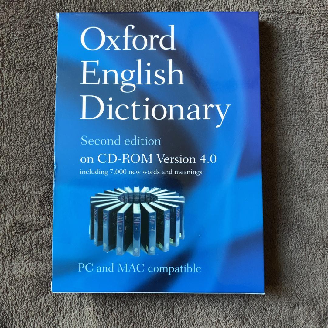 洋書 Oxford English Dictionary CD-ROM ver.4.0 オックスフォード英英辞典 第2版 CD ROMバージョン4.0 版 ウィンドーズ