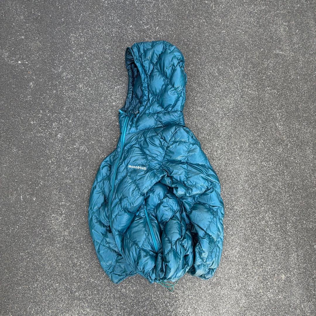 極美品 00s montbell キルティング アルパインダウンパーカ テック系