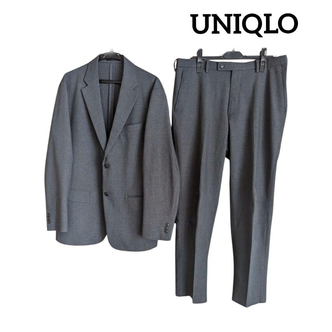 UNIQLO 感動ジャケット・感動パンツ セットアップ スーツ ダークグレー