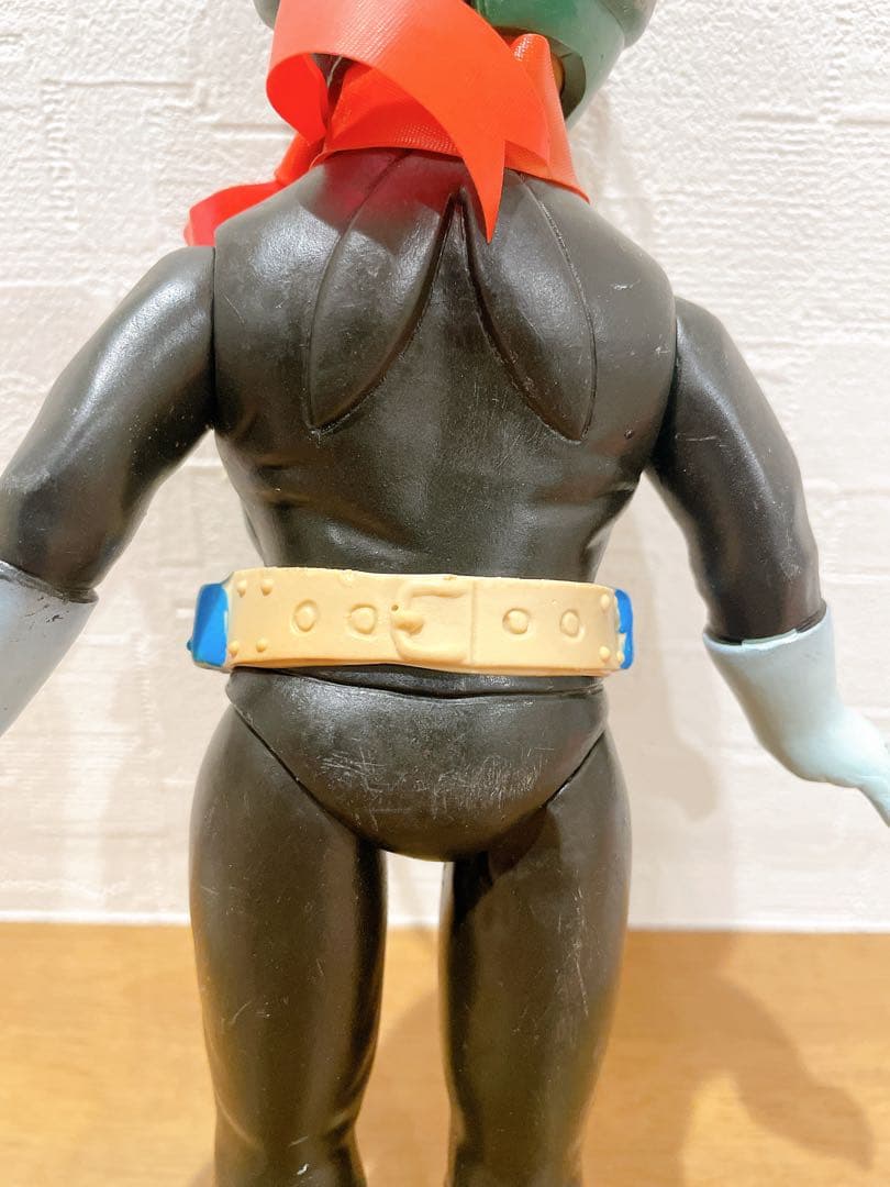 旧バンダイ 仮面ライダー スタンダードソフビ ポピー 当時物 面取れ