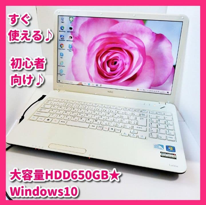すぐ使える！】NEC/LaVie/ノートPC/初心者向け/Win10