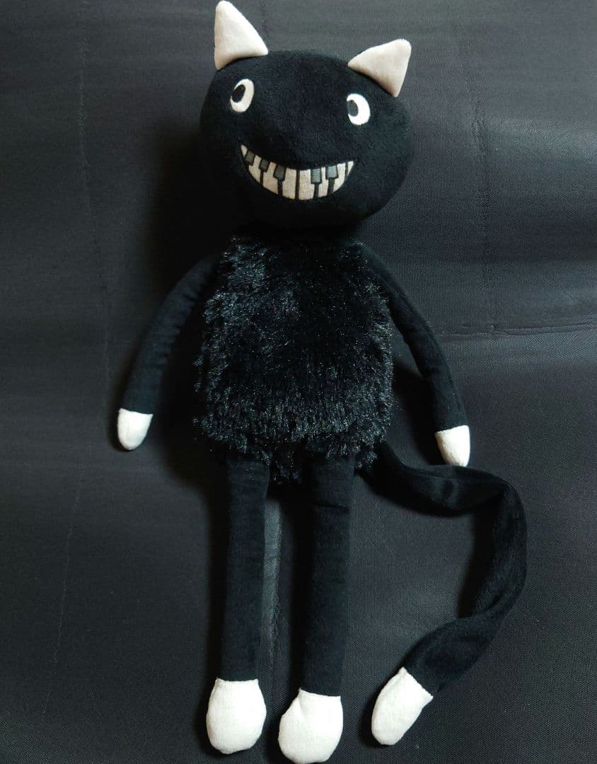 Atsuko Matano マタノアツコ ピハノちゃん ぬいぐるみ ピアノ 黒猫