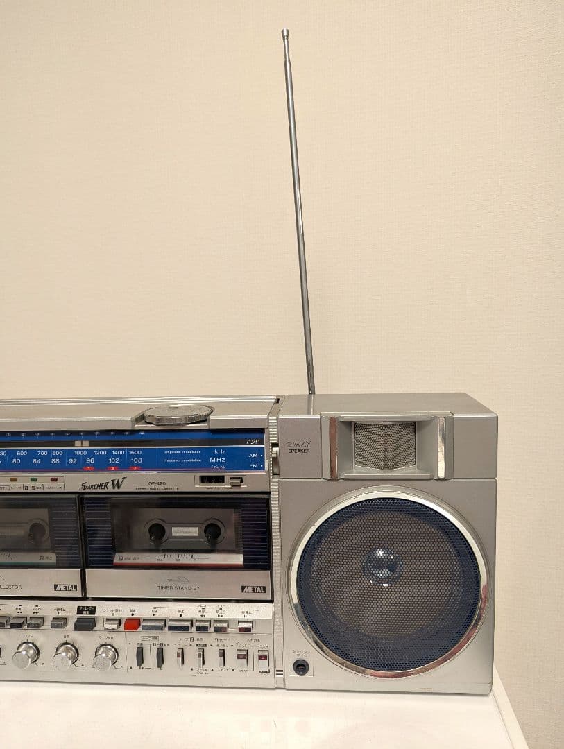 ジャンク品】SHARP シャープ GF-490 ダブルラジカセ ラジカセ - メルカリ
