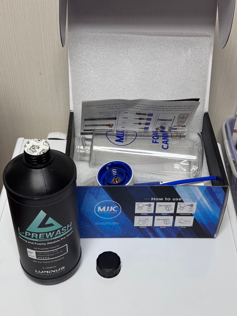 【未使用】MJJC 第３世代 フォームキャノンS V3.0 セット Amazon.co.jp: MJJC ケルヒャー用 洗車 フォームガン【第3世代