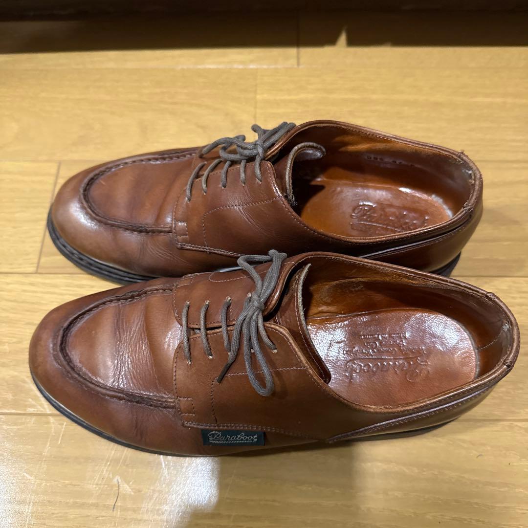 パラブーツ シャンボード 97年デカタグ マロン 箱付きUK8 - メルカリ