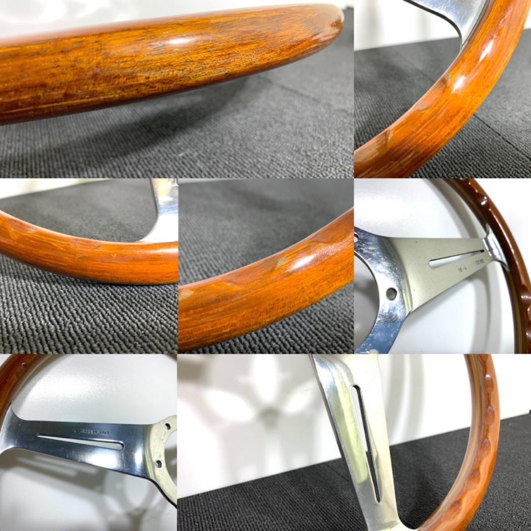 ナルディ クラシック ウッドステアリング 36.5Φ 良品 ホーンボタンおまけ付