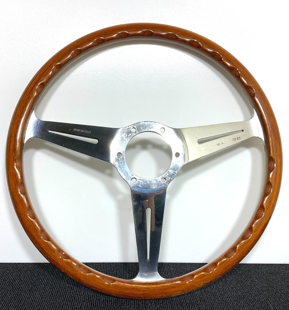 ナルディ クラシック ウッドステアリング 36.5Φ 良品 ホーンボタンおまけ付