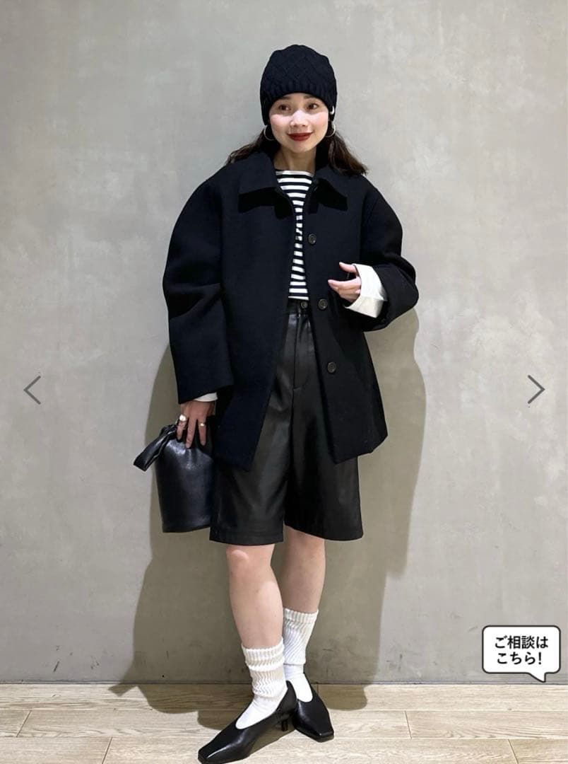 【J’aDoRe限定】【AMOMENTO】HOURGLASS HALF COAT