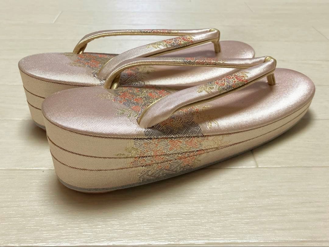 《未使用》伊と忠　草履バッグセット　帯地